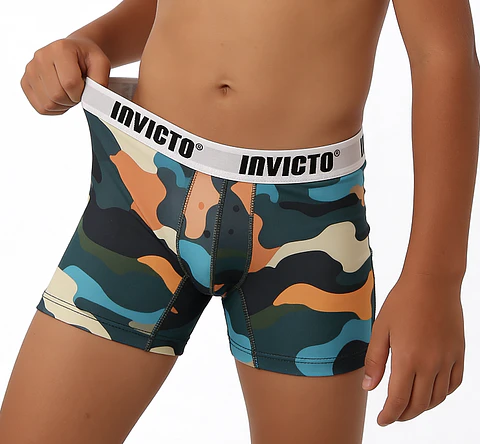 Bóxer Invicto Niño Camuflado Multicolor