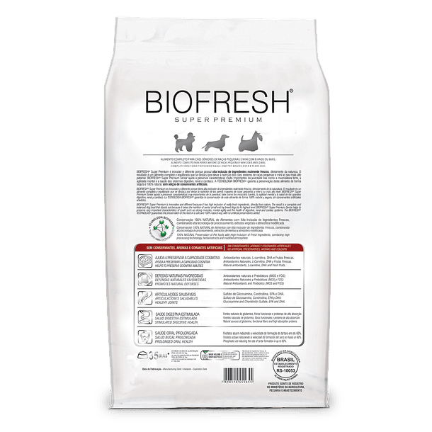 Biofresh Perros Senior Razas Pequeñas 3 Kg 2