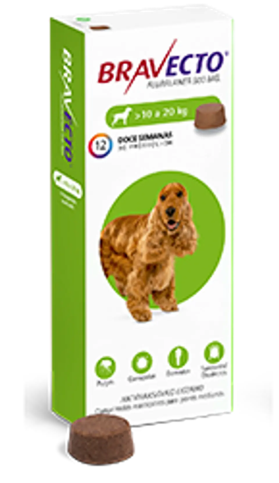 Bravecto 500 Mg - 10 a 20 Kg 1