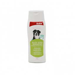 Bioline Shampoo Aloe vera para perros 250 ml.