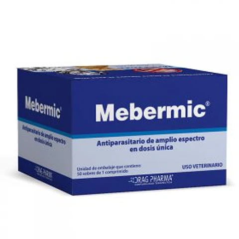 Mebermic Antiparasitario interno perros y gatos 1 comprimido