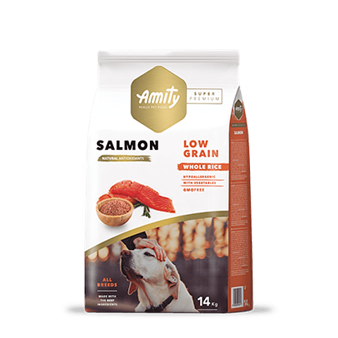 Amity Salmon Adulto Low Grain 14 kg