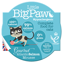 Little Big Paw Gato Gourmet Atlantic Salmon 85 gr