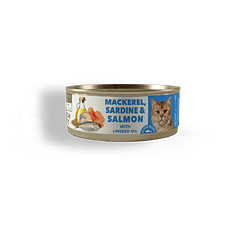 Amity Lata Mackerel, Sardine and Salmon Adult Cat 80gr