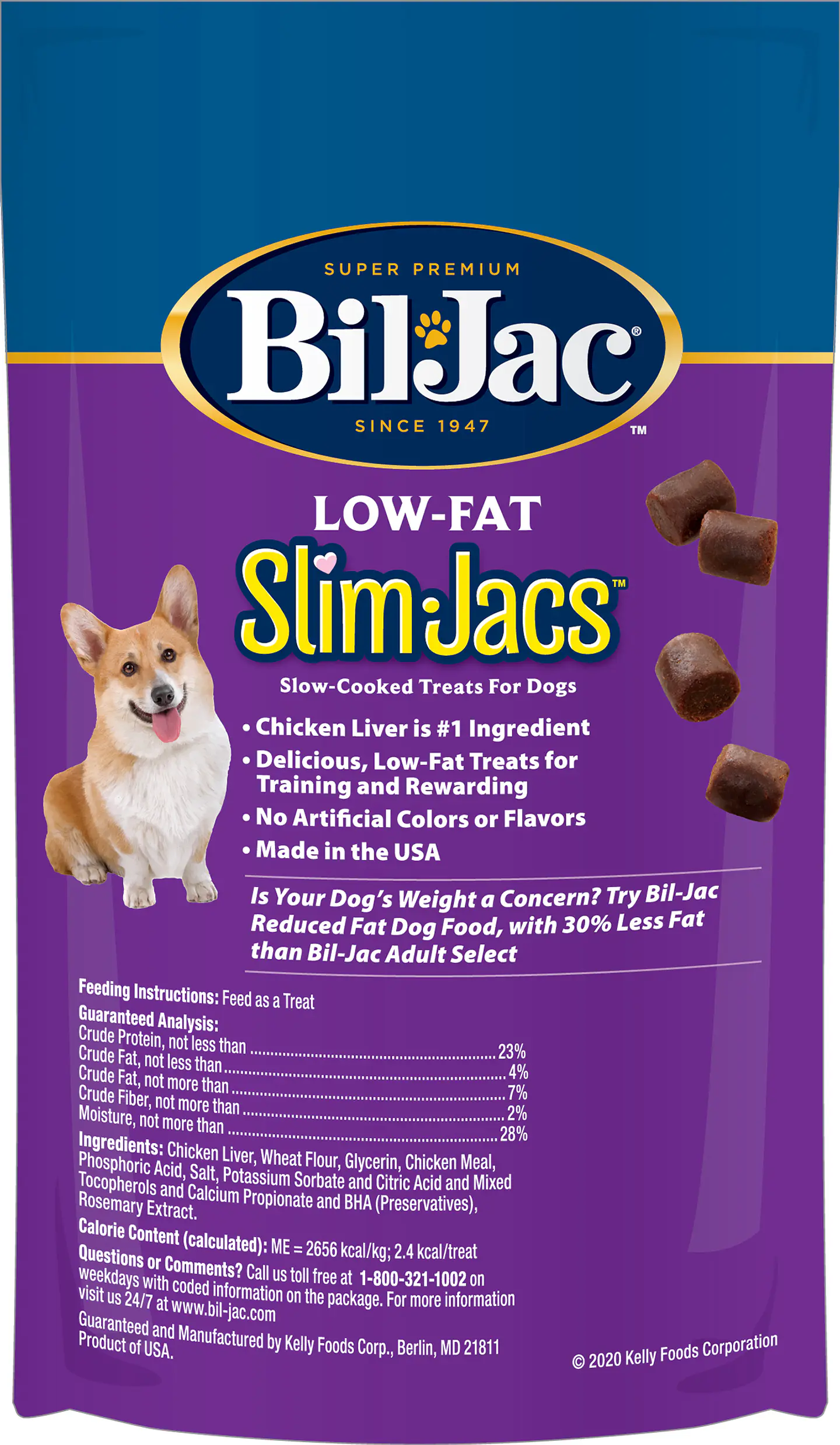 Bil Jac Slim Jacs Low Fat 113 gr 2