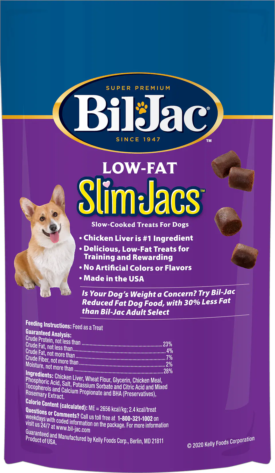 Bil Jac Slim Jacs Low Fat 113 gr 2