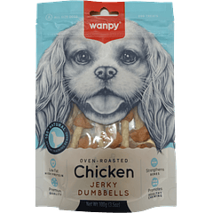 Wanpy Chicken Jerky Dumbbells 100 gr