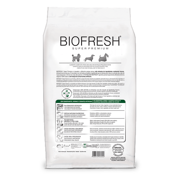 Biofresh Perros Adultos Raza Pequeña 10 kg 2
