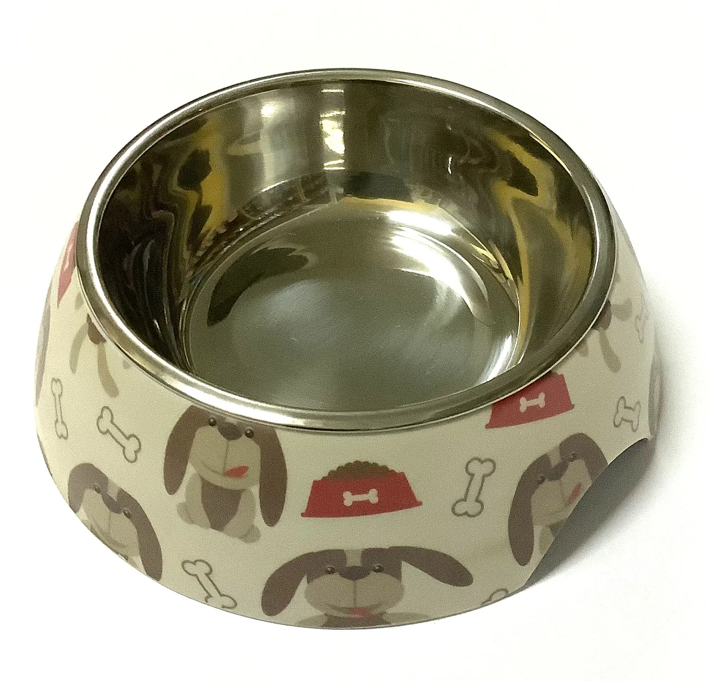 Plato 2 en 1 Resistente Diseño Huesitos y Perros S 1
