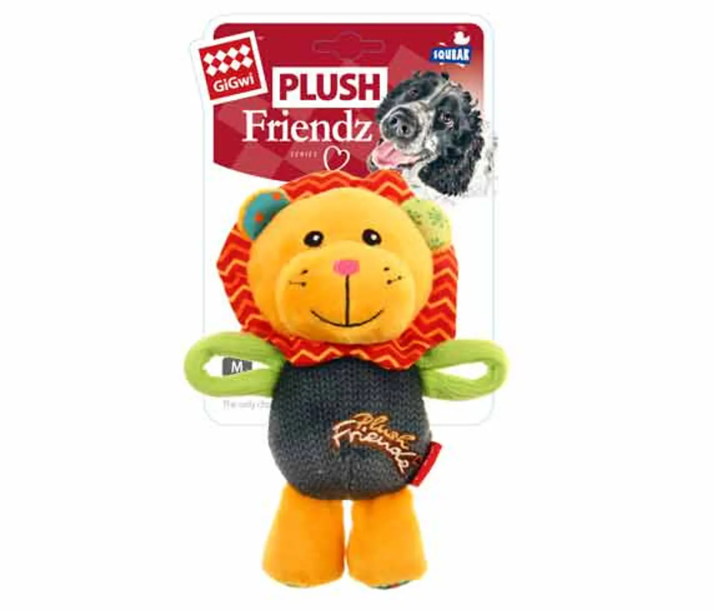 GiGwi Plush Friendz Leon con Squeaker 2