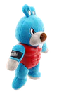 Gigwi Im Hero Conejo con sonido Plush/TPR  - Miniatura 1