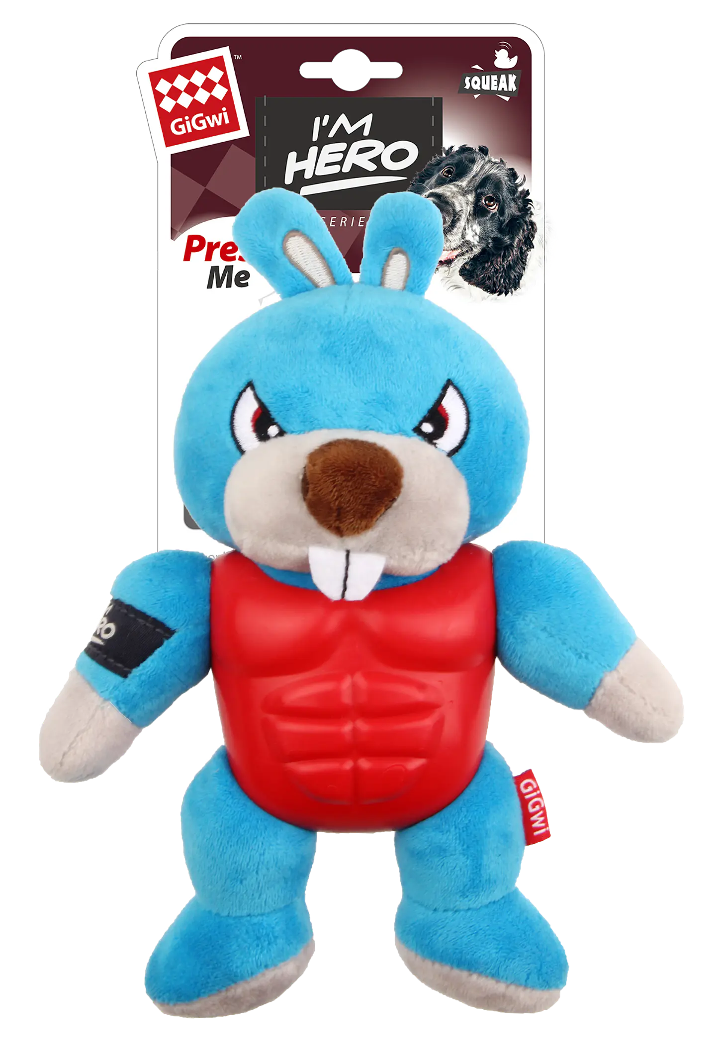 Gigwi Im Hero Conejo con sonido Plush/TPR  2
