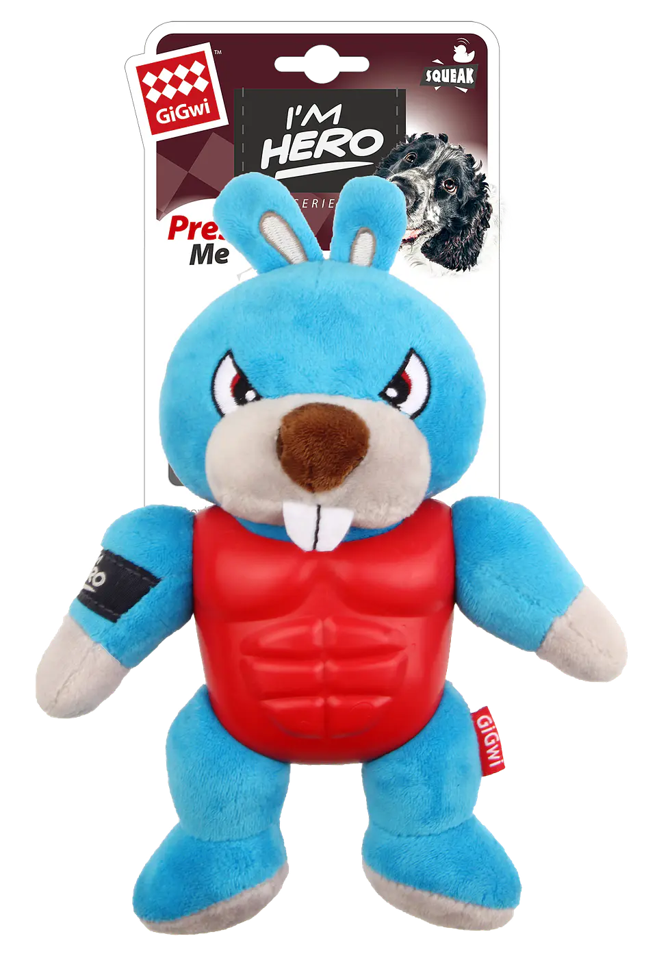 Gigwi Im Hero Conejo con sonido Plush/TPR  2