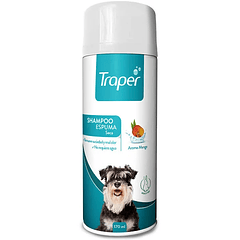 Shampoo para Perro en Seco Espuma Traper Aroma Mango 170 ml