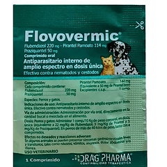 Flovovermic Antiparasitario Interno para Perros y Gatos 1 comprimido