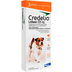 Credelio 5,5 - 11 kg (3 comprimidos) Contra pulgas y garrapatas