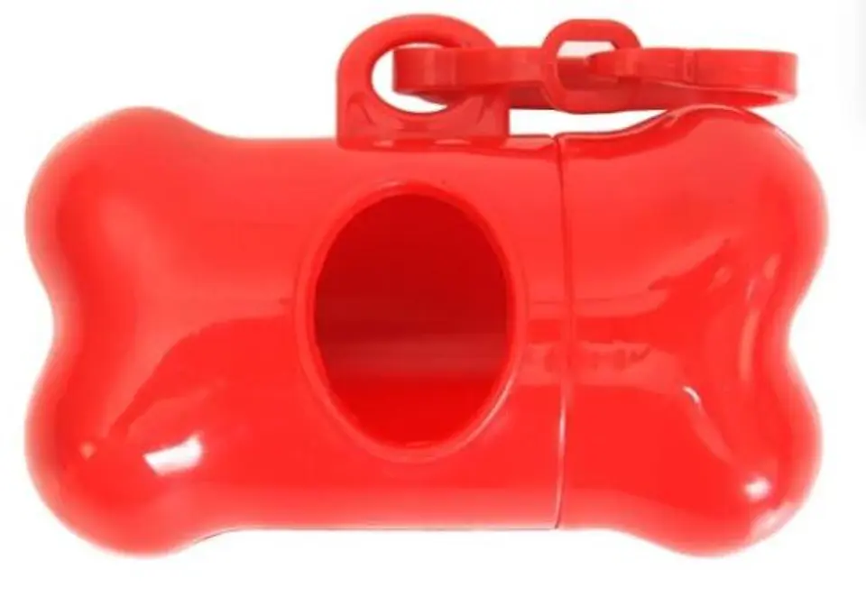 Dispensador de Bolsa Sanitarias para Mascota Rojo 1