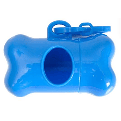 Dispensador de Bolsa Sanitarias para Mascota Azul