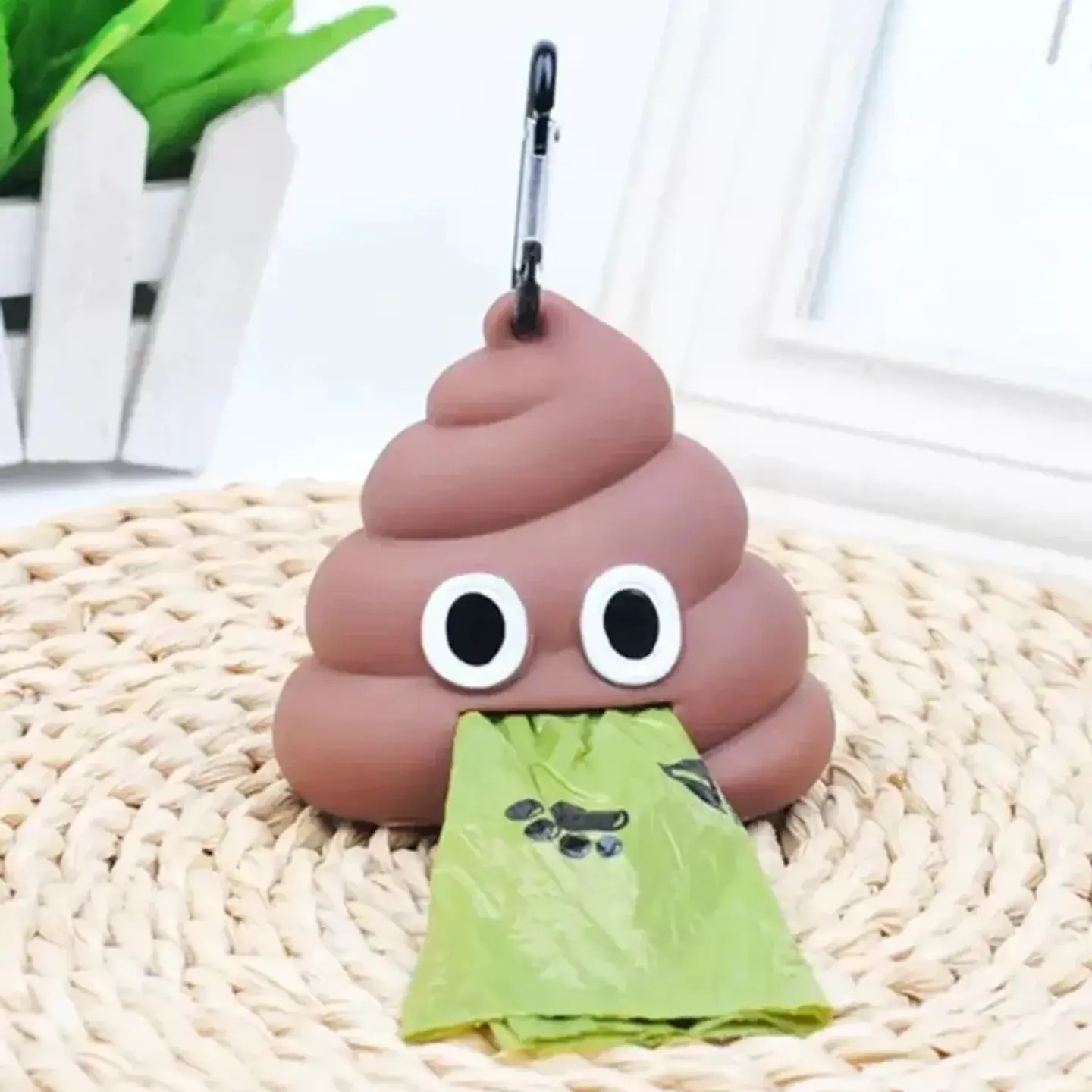 Dispensador de Bolsa Sanitarias para Mascota Emoji 💩 3