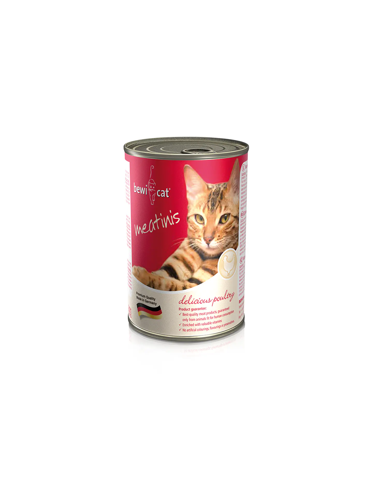 Bewicat Latas Meatinis Rico en Ave 400 gr 1
