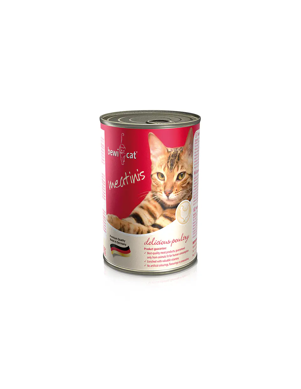 Bewicat Latas Meatinis Rico en Ave 400 gr 1