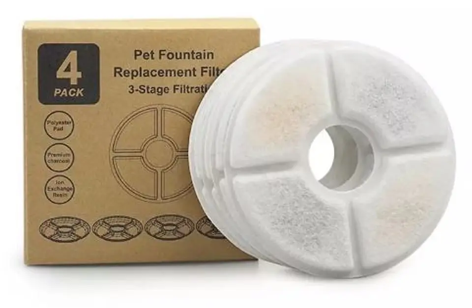 Pack 4 Filtros Redondos para Fuente de Agua 1