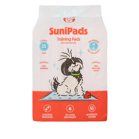 SuniPads - Sabanillas de Entrenamiento 65 x 65 cm 35 unidades