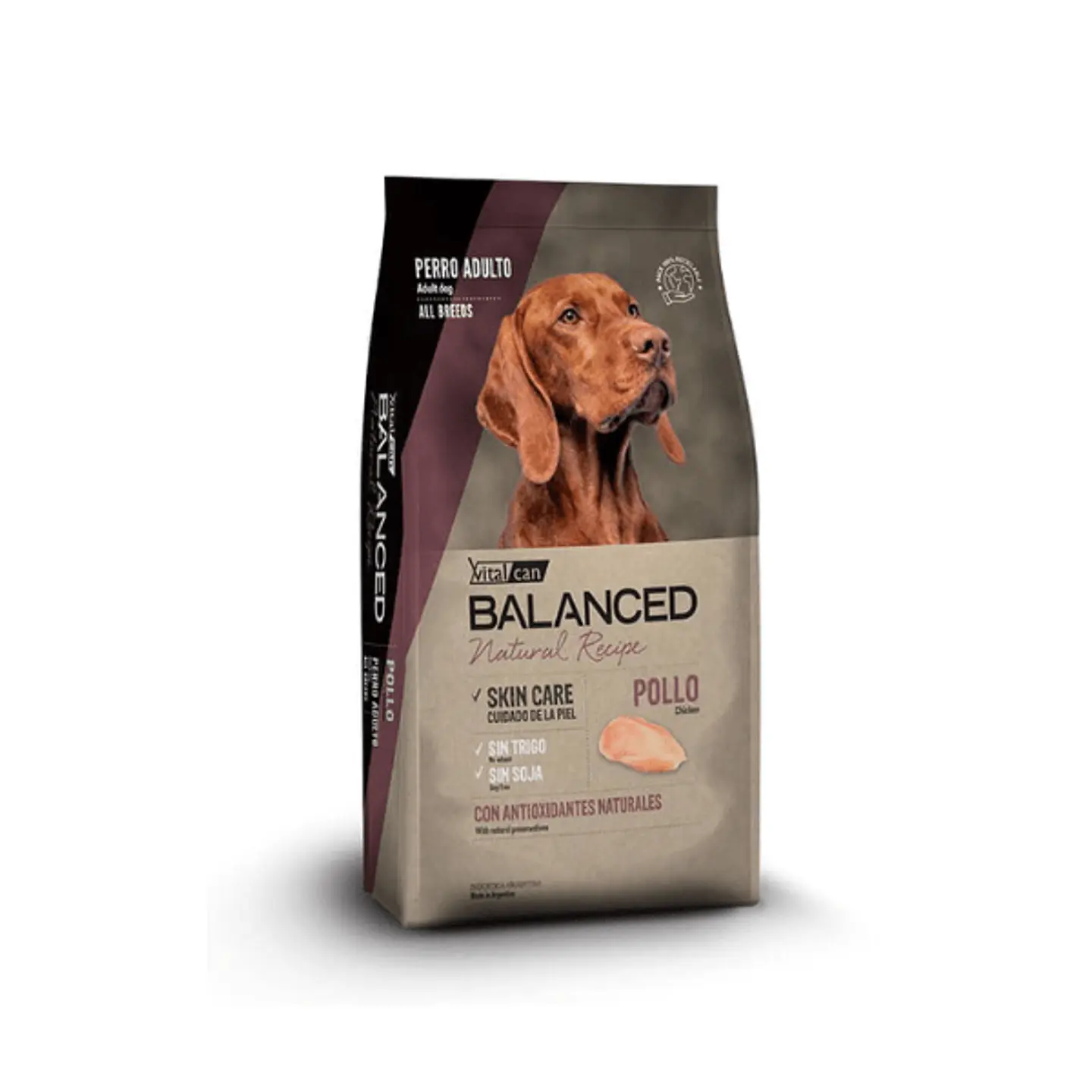 Vitalcan Balanced Natural Recipe Perro Pollo 15 kg 1