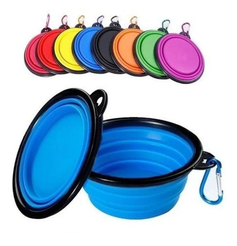 Plato Silicona Plegable para Viajes 13 cm  1