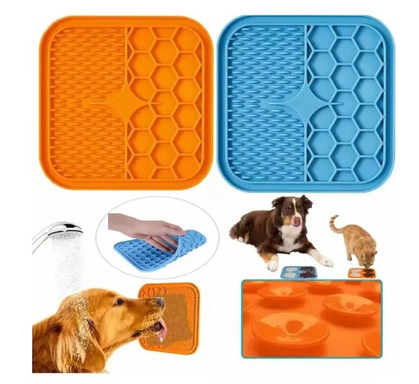 Lick Mat Cuadrado para Perros y Gatos 3