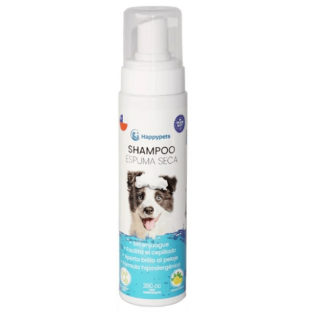 Shampoo en Seco para Perros sin Enjuague 280 ml