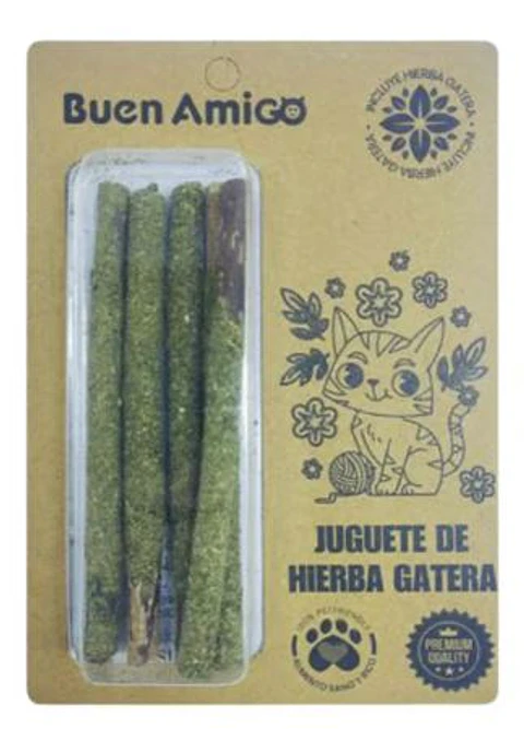 Juguete Hierba Gatera Forma de Varas