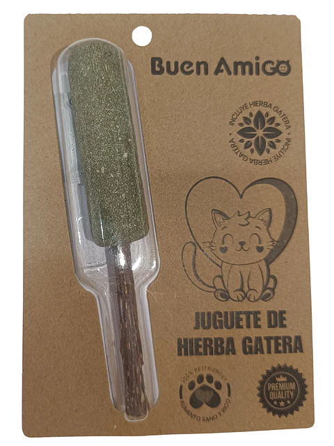 Juguete Paleta Hierba Gatera 1 Unidad