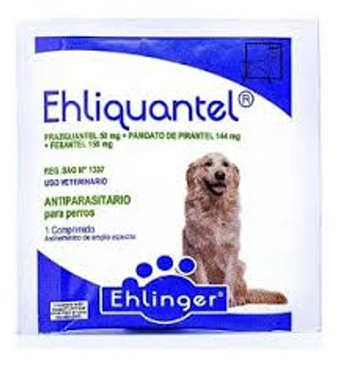 Ehliquantel Antiparasitario Interno Perro 1 Comprimido