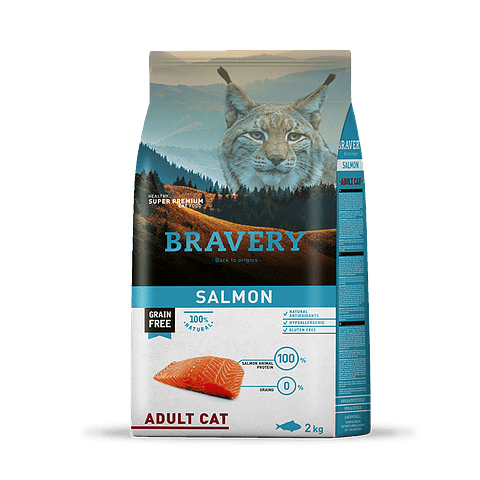 Bravery Salmon Gato Adulto 2 Kg