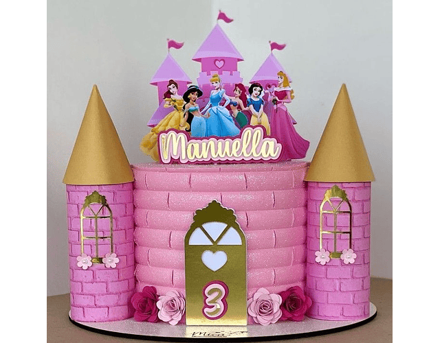 Disney Princess Cake Topper Cutting File