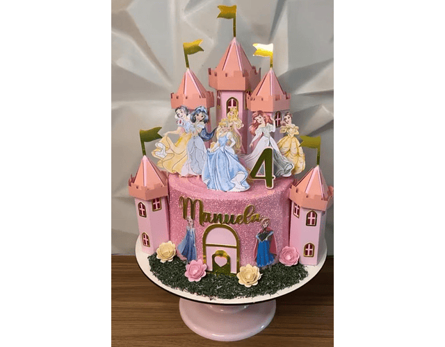 Disney Princess Cake Topper Cutting File