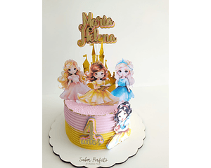 Disney Princess Cake Topper Cutting File