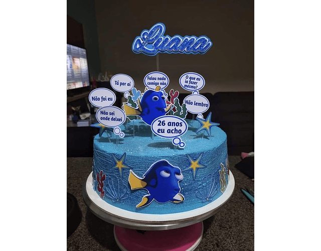 Dory Cake Topper Cutting File