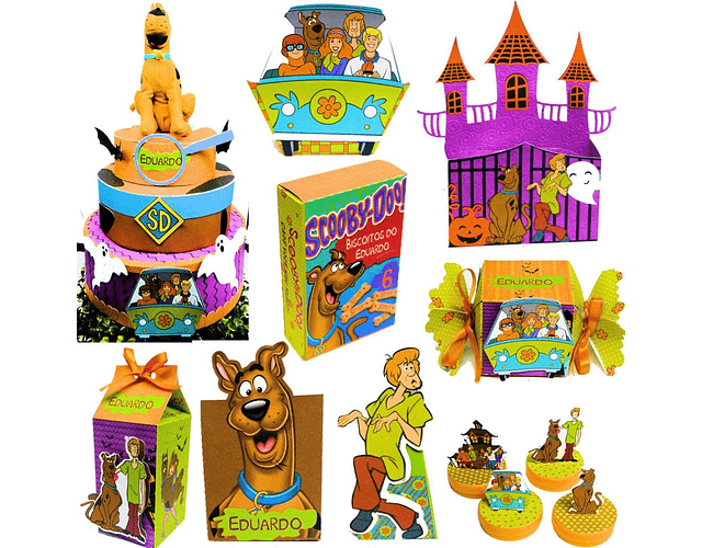 Scooby Doo Party Kit Cutting File