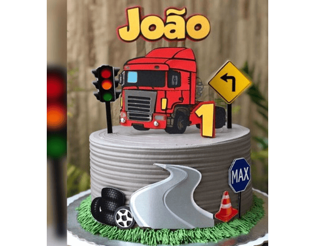 Truck Cake Topper Cutting File