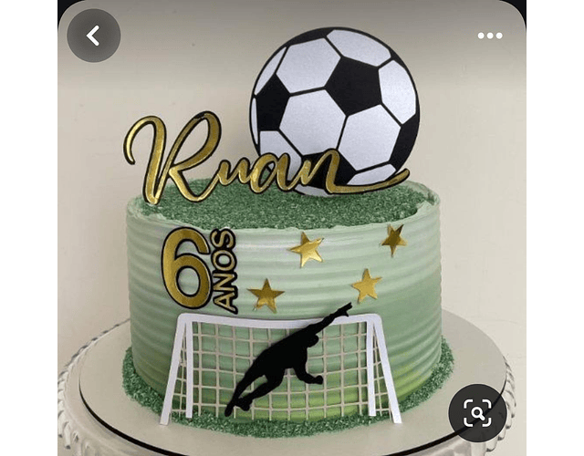 Football Cake Topper Cutting File