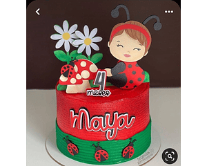 Ladybug Cake Topper Cutting File