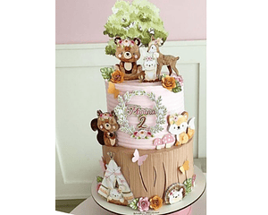 Forest Cake Topper Cutting File