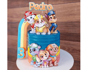 Paw Patrol Cake Topper Cutting File