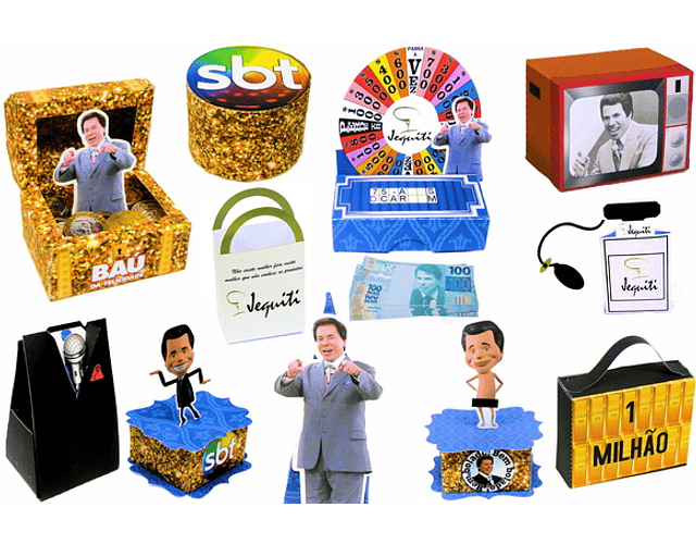 Silvio Santos Party Kit Cutting File