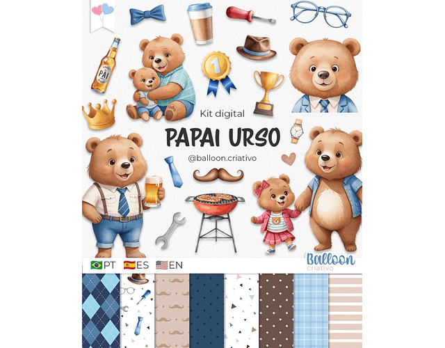 Papa Bear Digital Kit