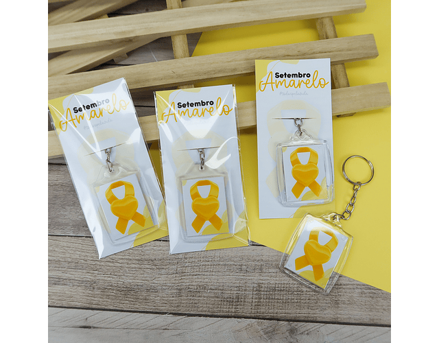 (FREE FILE, READ DESCRIPTION) Card Cutting File and Keychain Art Yellow September