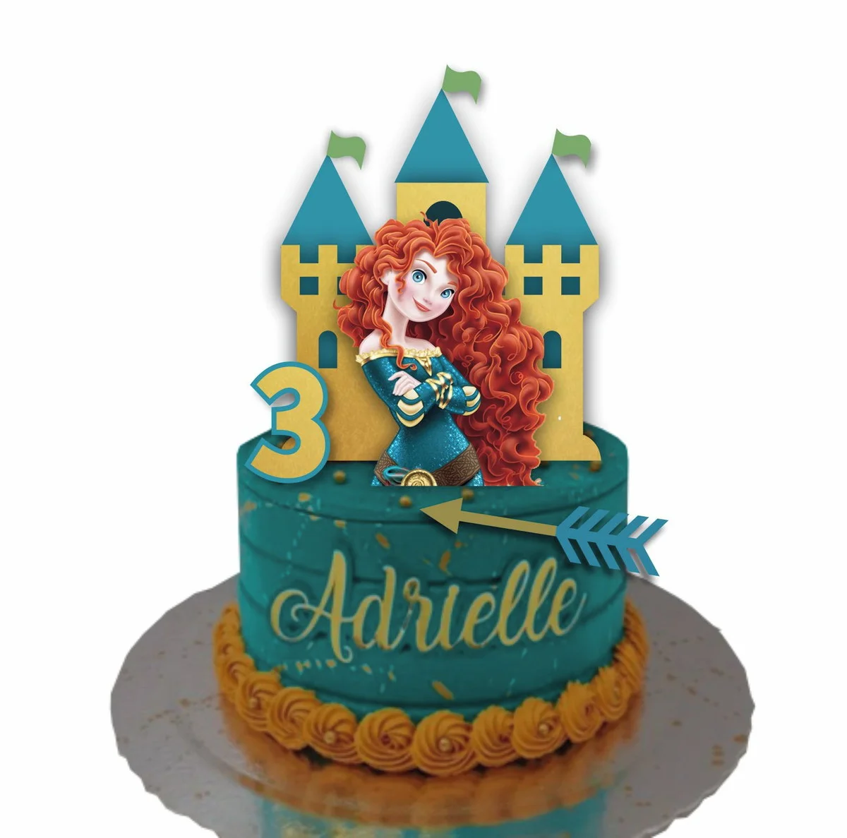 Arquivo de Corte Topo Princesa Merida / Valente