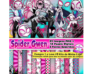 Spider-Woman Gwen Digital Paper